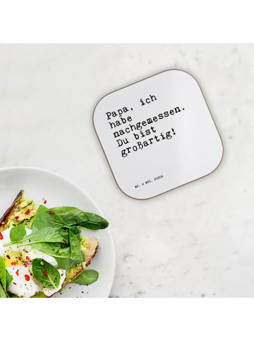 Mr. & Mrs. Panda Tischuntersetzer Papa, ich habe nachgemessen...... in Weiß