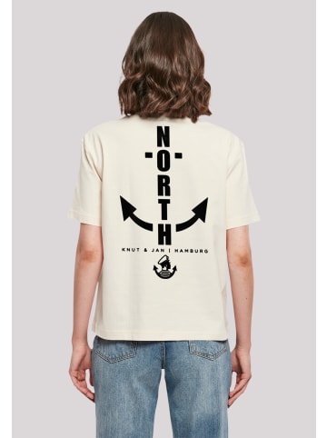 F4NT4STIC Everyday T-Shirt North Anchor with Ladies Everyday Tee in Whitesand