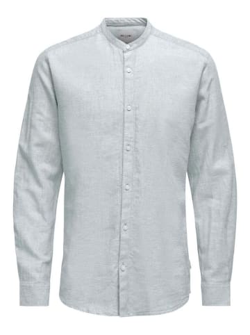 Only&Sons Langarmhemd in Cashmere Blue