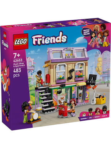LEGO Friends Musikladen & Wohnung (42653); Bauspielzeug