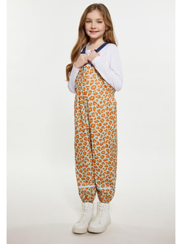 Schmuddelwedda Mädchen (Kids) Regenhose in Pastellmint Orange Leo
