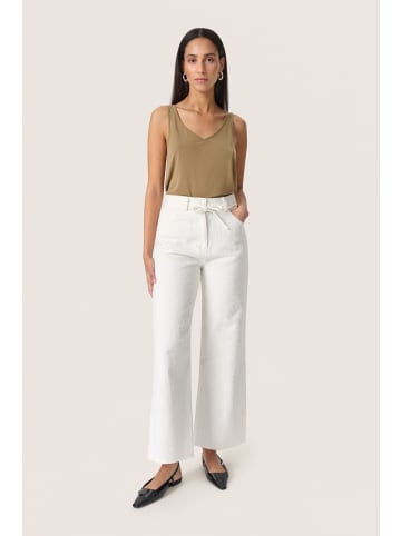 Soaked in Luxury Jeans SLVelma Gerade Passform in Broken White