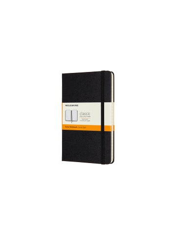 Moleskine Notizbuch mit festem Einband, 70g-Papier, Liniert "Classic" in Schwarz