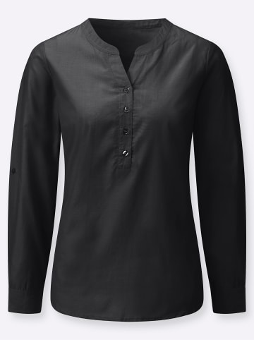 WITT WEIDEN Tunikabluse in schwarz