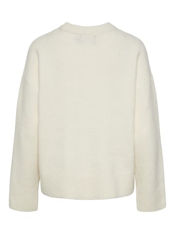 Pieces Strickpullover in Whitecap Gray