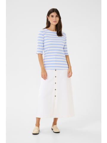 CULTURE T-shirt CUfiji Fitted in Serenity/White Stripe