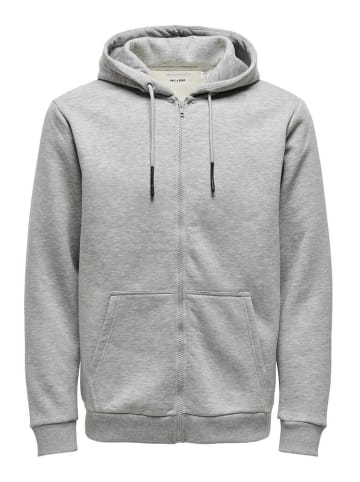 Only&Sons Sweatshirt in Light Grey Melange