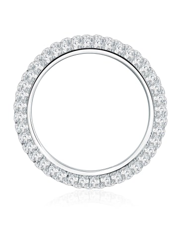 Trilani Ring Sterling Silber Zirkonia in silber