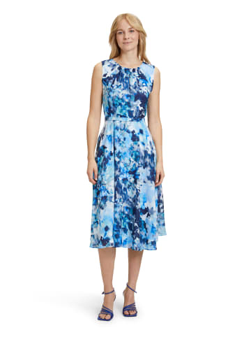 Vera Mont Cocktailkleid mit Print in Dark Blue/Mint