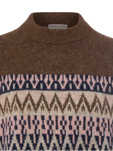 Marie Lund Strickpullover in mocca - 0002