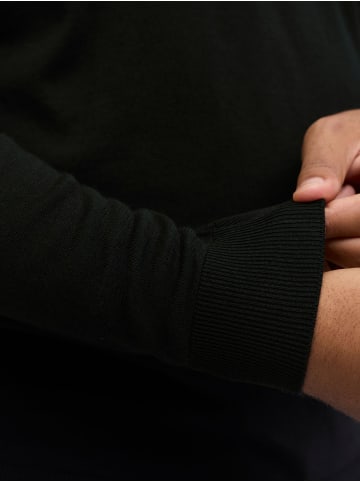 JACK & JONES PLUS Strickpullover in Black