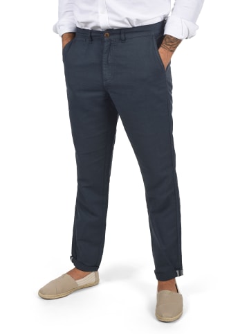 !SOLID Leinenhose SDLoran 21300007-ME lange Hose aus Leinen in Blau