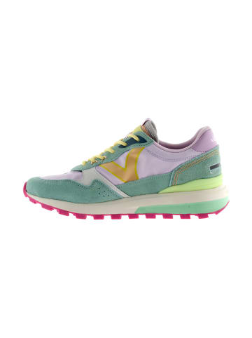 Victoria Niedrige Sneakers aus Leder Violett
