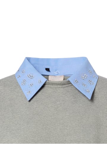 Liu Jo Sweatshirt in grau blau - 0001