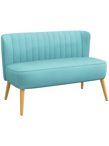 HOMCOM Sofa-117L x 56,5B x 77H cm-Grün