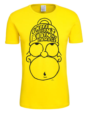 Logoshirt T-Shirt Homer in gelb