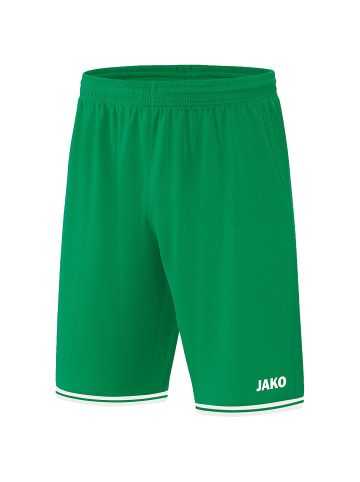 Jako Trainingsshorts Center 2.0 in grün / weiß