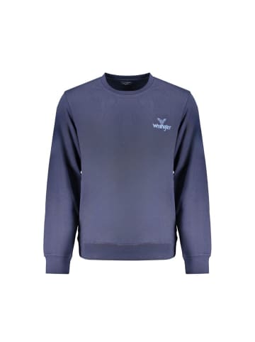 Wrangler Blaues Baumwoll-Sweatshirt