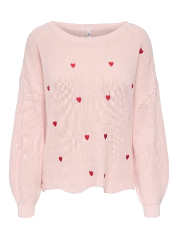 ONLY Strickpullover in Icy Pink