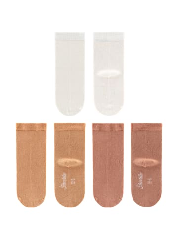 Sterntaler Socken 3er-Pack uni in ecru