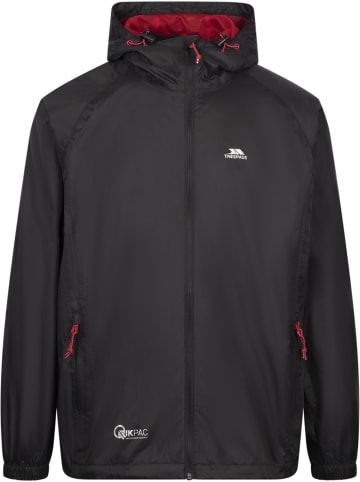 Trespass Regenjacke "Qikpac Jacket Packaway Jacket" in Schwarz