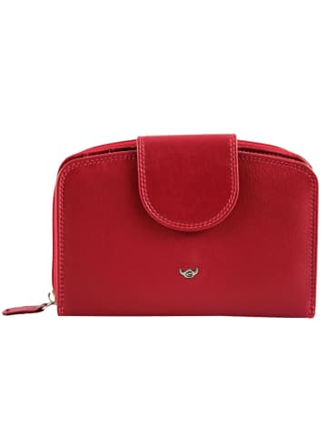 Golden Head Polo Geldbörse RFID Leder 14,5 cm rot