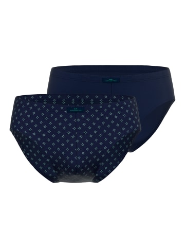 Götzburg Slip 2Er Pack Bray in blau-dunkel-Minimal