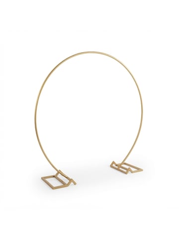 relaxdays Luftballon Bogen in Gold - (H)210 x (B)240 cm