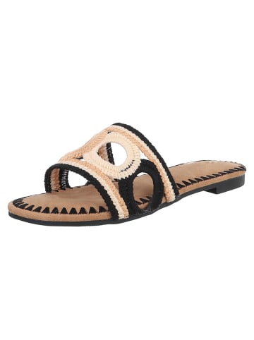 Ital-Design Sandale & Sandalette in Schwarz und Beige