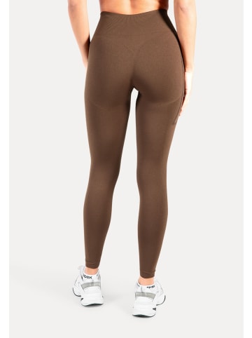 SMILODOX Leggings Adrielle Pocket Seamless in Braun