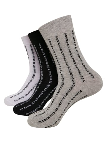 Mister Tee Socken in black/grey/white