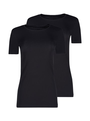 Skiny 2er Pack Shirt kurzarm in black