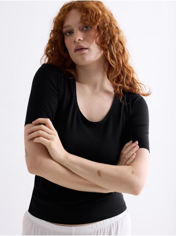 Erlich Textil  T-Shirt LIGHT TOUCH T-SHIRT in schwarz