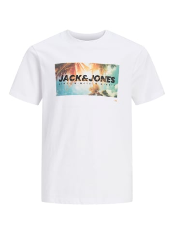 JACK & JONES Junior T-Shirt Casual Jjindiana in bright white