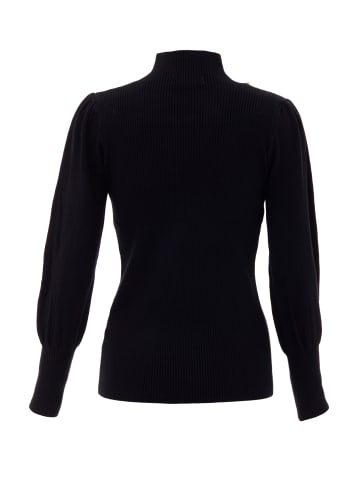 NAEMI Damen Strickpullover in Schwarz