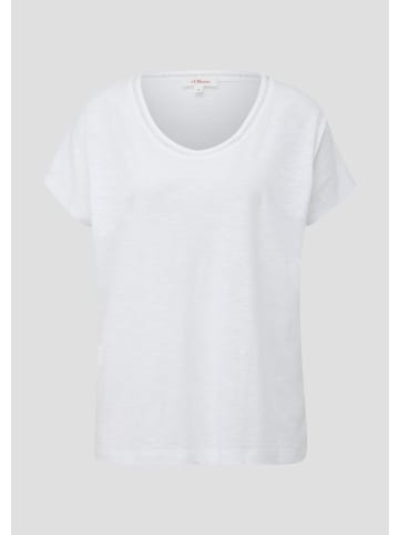 s.Oliver T-Shirt in 0100_weiß