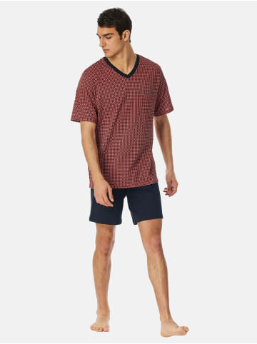 Schiesser Pyjama Comfort in chilli rot