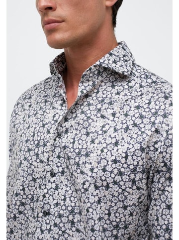 Eterna Langarmhemd in Grau