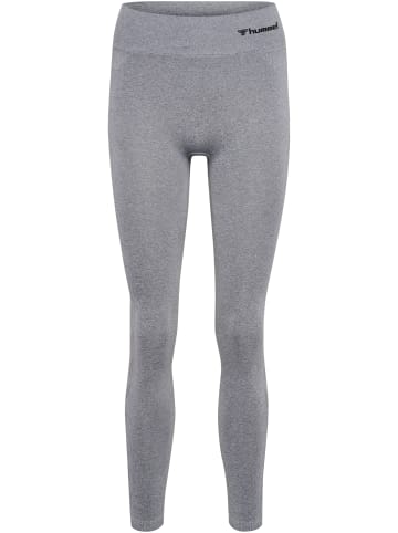 Hummel Hummel Leggings Hmlci Yoga Damen Atmungsaktiv Schnelltrocknend Nahtlosen in GREY MELANGE