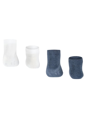 Falke Socken 2er Pack in Weiß/Blau
