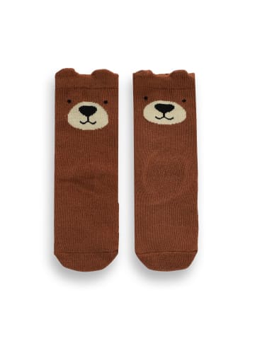 Coccodrillo Socken in braun