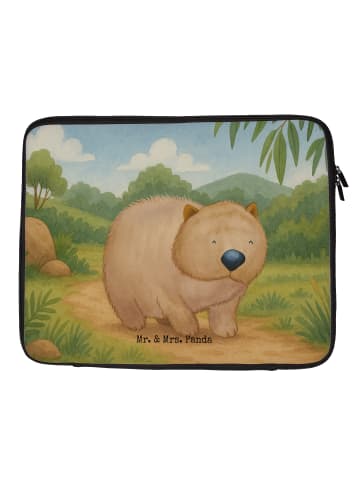 Mr. & Mrs. Panda Laptoptasche Wombat Design ohne Spruch in Weiß