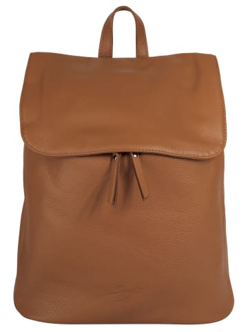 Samantha Look Rucksack echt Leder in cognac