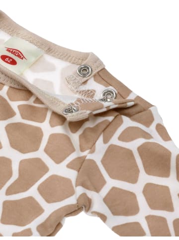 Makoma Body Langarm Giraffe in braun