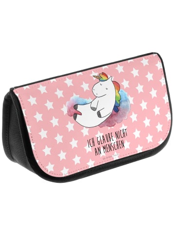Mr. & Mrs. Panda kulturtäschchen Einhorn Wolke 7 mit Spruch in Rot Pastell