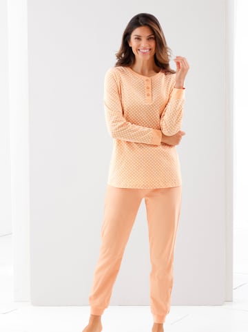 WITT WEIDEN Schlafanzüge in apricot + kalkmint