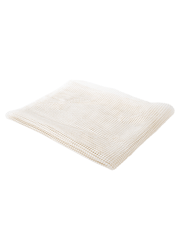 Beliani Antirutschmatte BALAD in Weiß - (W) 110 x (H) 0.2 x (L) 140 cm