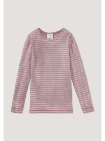 Hessnatur Langarmshirt Slim in pfingstrose