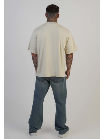 SikSilk T-Shirt Logo in Ecru