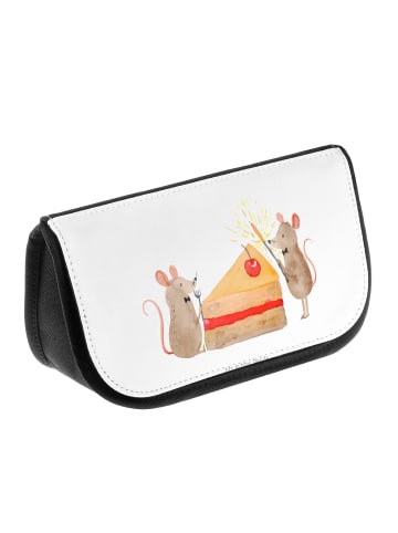 Mr. & Mrs. Panda Kulturbeutel Mäuse Kuchen ohne Spruch in Weiß